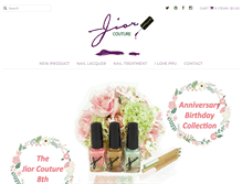 Tablet Screenshot of jiorcouture.com